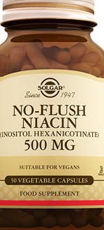 Solgar No-Flush Niacin 500 MG 30 Tablet